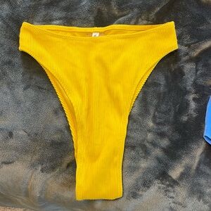 White Fox High Waisted Bikini Bottoms